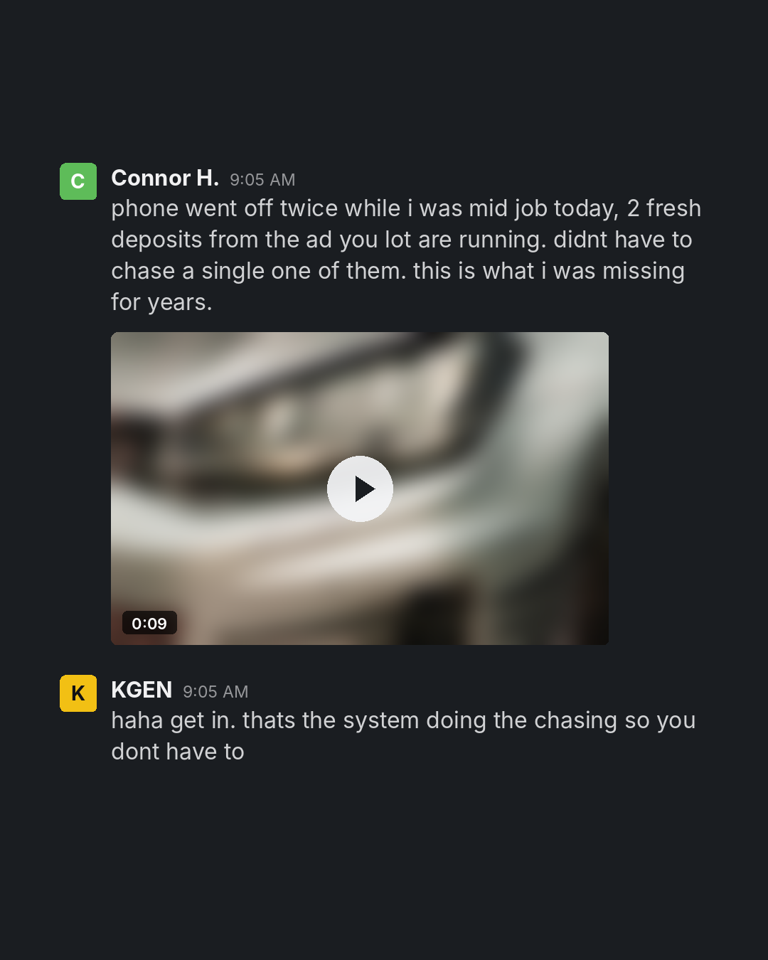 KGEN client proof