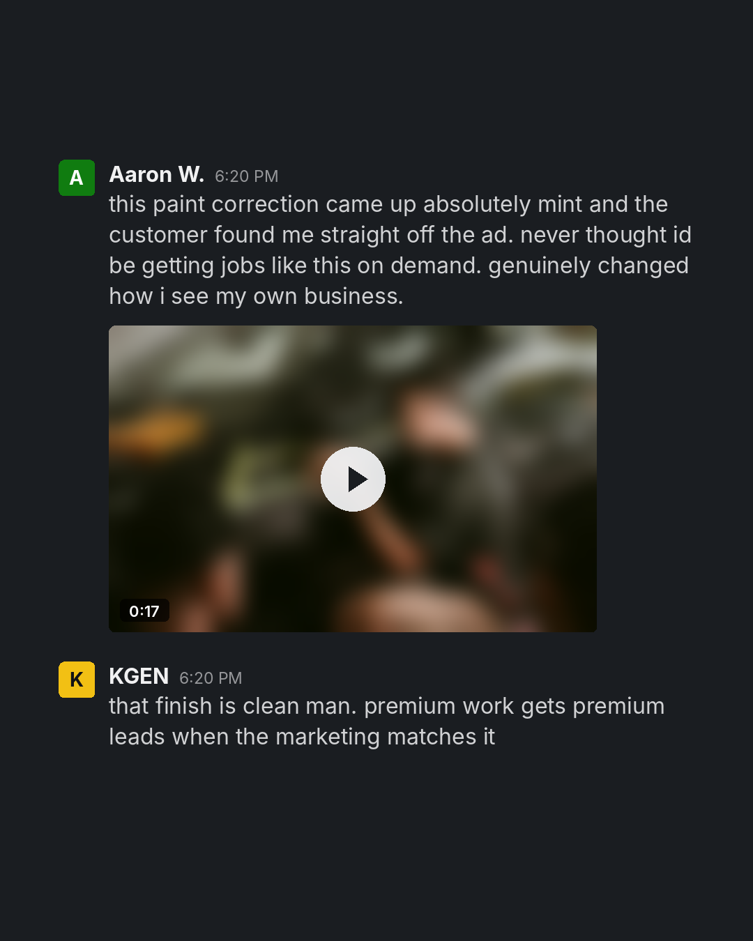 KGEN client proof
