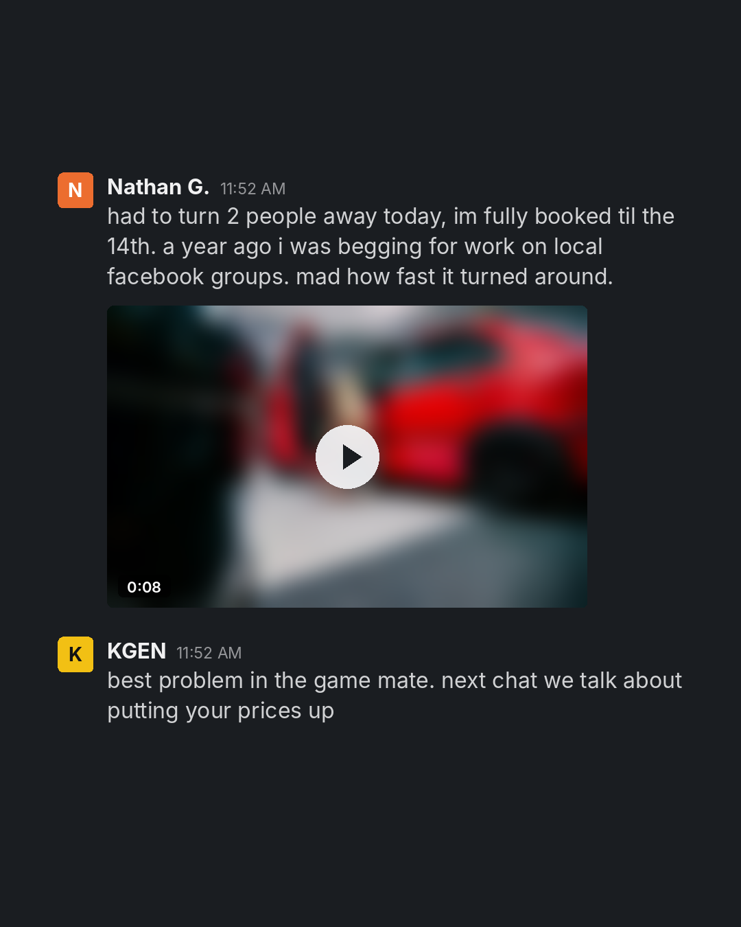 KGEN client proof