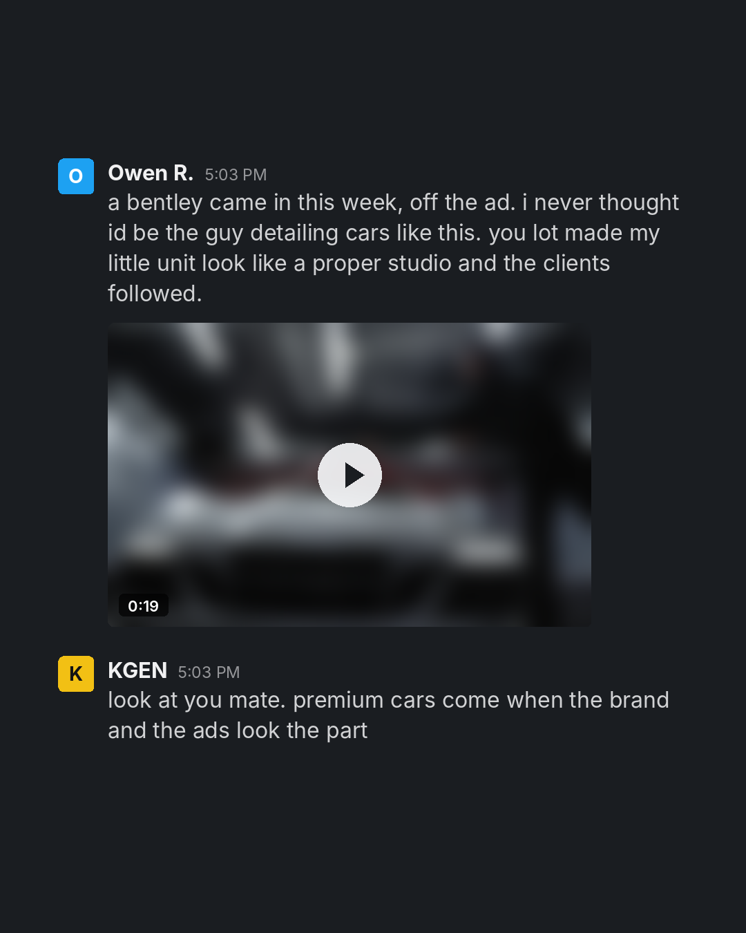 KGEN client proof